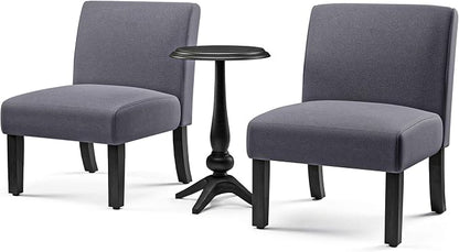 Furniture of America Casey Transitional 2-Piece Wood Round Pedestal Accent - Image 4