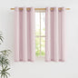 NICETOWN Blush Pink Short Linen Curtains by NICETOWN