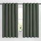 NICETOWN Blackout Bedroom Curtains 66 inches Long, Grommet Light Reducing by NICETOWN