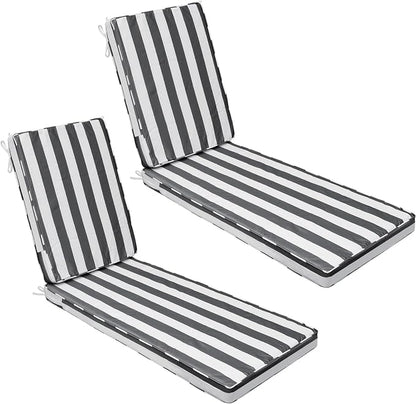 AAAAAcessories Outdoor Chaise Lounge Cushions, Fade-Resistant, Waterproof Patio by AAAAAcessories