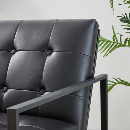 Glitzhome Mid Century Modern Accent Chairs Set of 2, Modern Living Room Chairs - Image 8