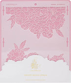 Large Cake Decorating Stencil (PEONIA) Peony Flower Pattern
