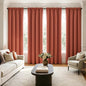 MIULEE 84 Inch Length Burnt Orange Blackout Bedroom Curtains Set of 4 | Thermal by MIULEE