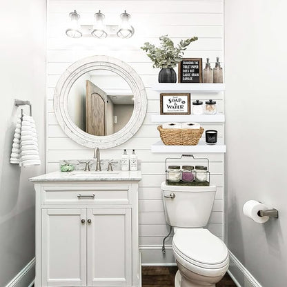QEEIG Floating Shelves for Wall Bathroom Shelf Bedroom Kitchen Living Room - Image 2