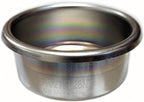E&B Lab NT (NanoTech) Double Espresso Portafilter Basket 58mm Ridgeless (22) Silver