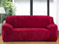 vctops 4 Seater Velvet Plush Stretch Sofa Slipcover 1-Piece Sofa Cover by vctops