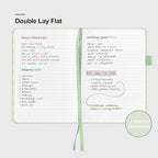 &And Per Se Lined Journal Notebook for Women&Men with Pattern, 160 Pages 100GSM Thick Paper, A5 Hardcover Journals for Writing(Light Green)