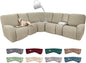 100% Waterproof Sectional Recliner Couch Covers by ROFASVCO