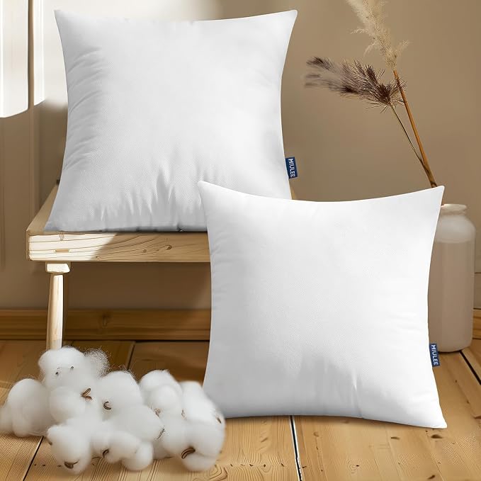 MIULEE Pillow Insert 20x20 Inch Set of 2 Decorative Throw Pillow Inserts | - Image 4