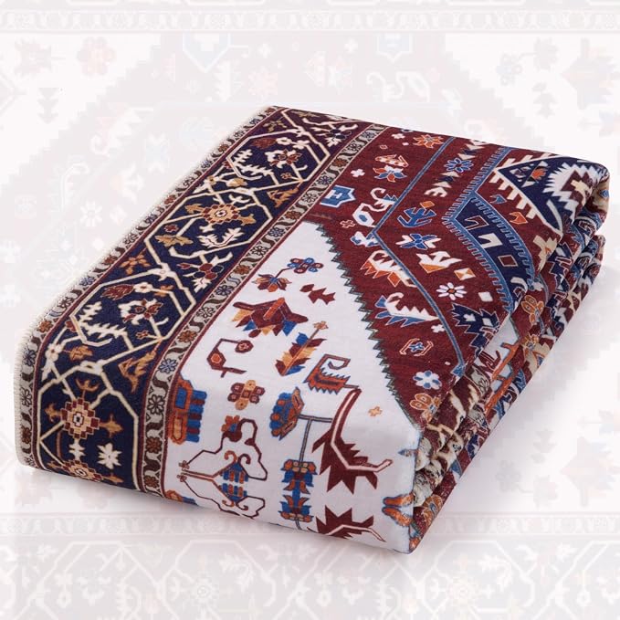 SERISSA 9x12 Washable Non Slip Boho Area Rug - Image 7