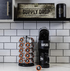 Black Rifle Coffee Company Supply Drop Variety Pack (96 Count of K Cups) - Silencer Smooth (Light), AK-47 (Medium), Just Black (Medium) & BeyondBlack (Dark Roast) - K Cups Coffee Variety Pack