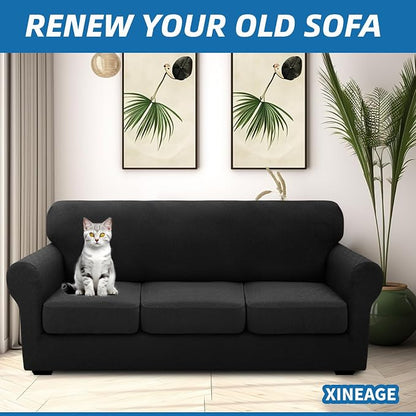 XINEAGE 2026 New 4 Pieces Couch Covers - Image 4