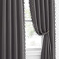 NICETOWN 2 Panels Blackout Curtains, Rod Pocket Pom Pom Curtains Panels by NICETOWN