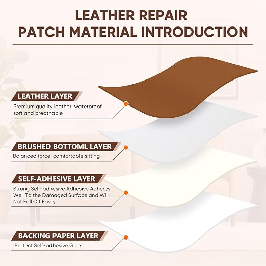 Leather Repair Patch Self Adhesive, 8.3″ x 11″ Vinyl Patch Kit, Leather Repair - Image 4