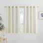 NICETOWN Linen Blend Kitchen Window Curtains Over Sink, Grommet Short Curtains by NICETOWN