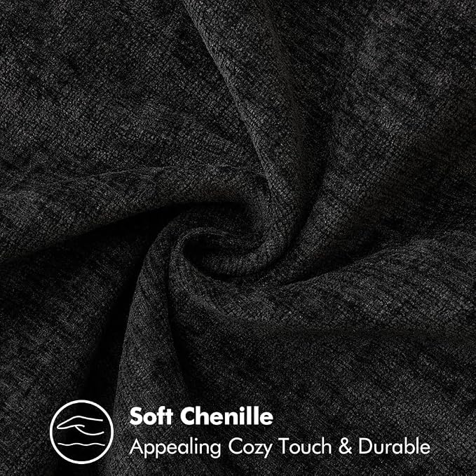 MIULEE Decorative Couch Throw Pillow Covers 18x18 Inch Black 2 Pack | Halloween - Image 4