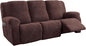 5-Piece Recliner Sofa Covers, Stretch Geometric Strokes Jacquard Recliner Sofa by Unknown