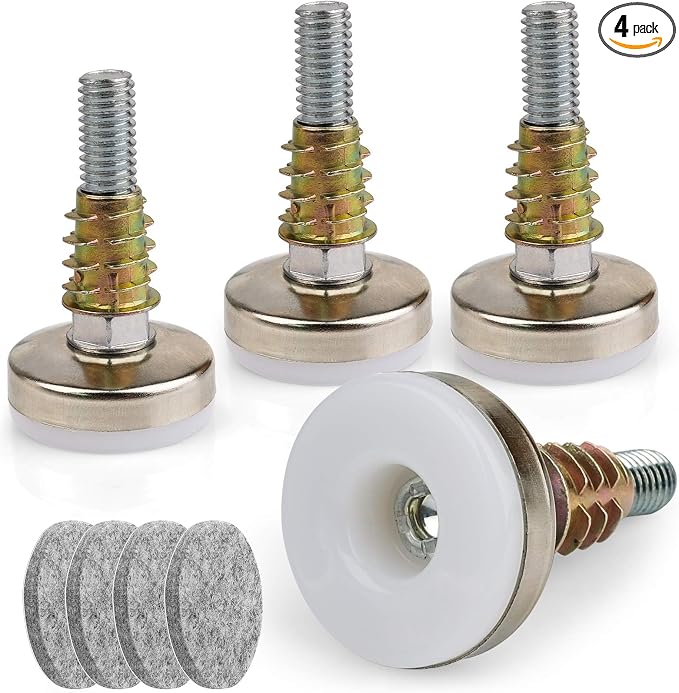 Heavy Duty Furniture Levelers Adjustable Furniture Legs Levelers, Leveling Feet by Anwenk