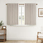 Topfinel 45 Inches Long Boho Linen Curtains Tiers by Topfinel