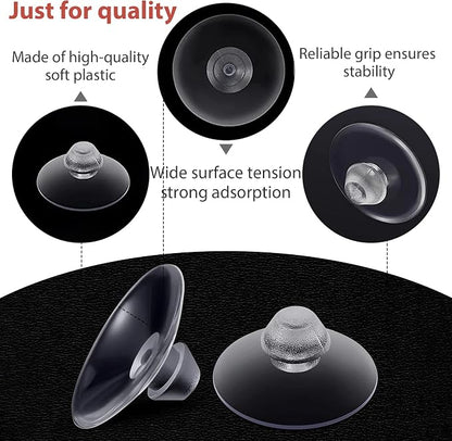 20-Pack Transparent Anti-Collision Suction Cups, 18mm/0.7" Mark-Free Design - Image 3