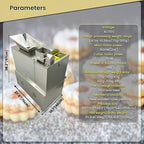 Commercial Dough Divider Multifunction Electric Dough Cutting Machine Can be Used to Process Dough 2.47oz-10.58oz(70g-300g) for Pizza, Desserts, Biscuits, etc 110V