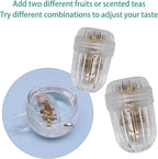 4pcs Fruit Infuser Insert, Tea Infuser Bottle Ball for Wide Mouth Bottles