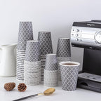 Lamosi Coffee Cups 12 oz 180 Pack, Disposable Paper Coffee Cups, Disposable Cups,12 oz Hot Cup,12oz Paper Insulated Cup for Cold Hot Drinks (No Lids)