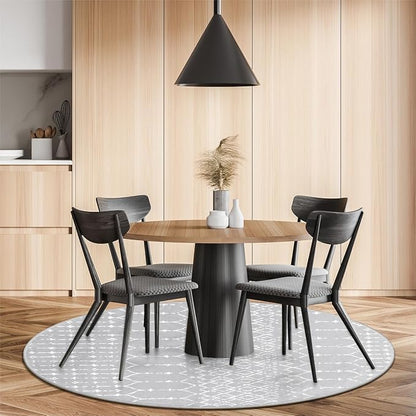 Lahome Moroccan Round Rugs 6Ft Washable Circle Area Rug - Image 9