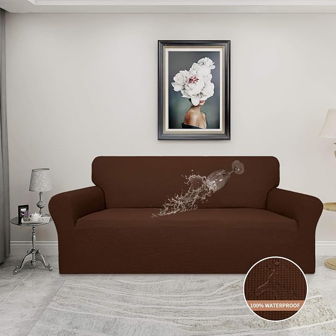 Easy-Going 100% Waterproof Couch Cover, 3 Cushion Oversized Sofa Cover | - Image 2