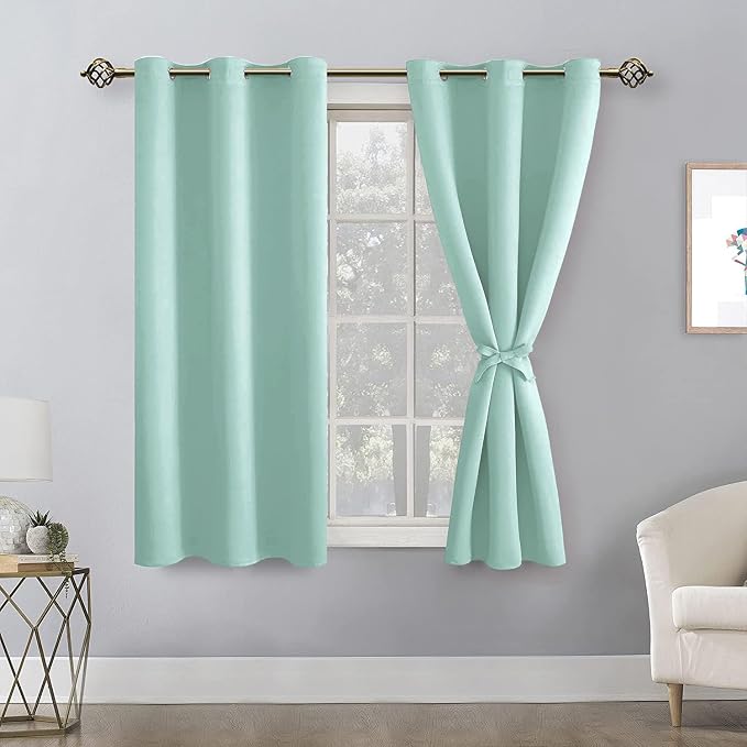 Blackout Curtains for Bedroom, 2 Drape Panels, 42 x 54 Inch | Thermal Insulated - Image 8