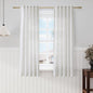 Off White Linen Curtains 63 inches Long by Nanspring