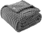 90x104 Inch Grey King Size Blanket by LUSSENAHOME