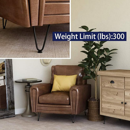 SMARTSTANDARD 6 Inch Heavy Duty Hairpin Furniture Legs, Metal Home DIY Projects - Image 7
