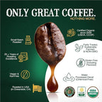 The Bean Organic Coffee Company Water Processed DECAF Pumpkin Spice, Medium Roast, Whole Bean Coffee, 5-Pound Bag