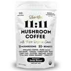 Organic Mushroom Coffee with Cacao – 11x Adaptogenic Mushrooms for Focus, Clarity & Energy – Lion’s Mane, Reishi, Chaga + Nootropic Superfood by OhmYes (7oz) - 99 Servings