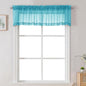 Chyhomenyc Sheer Valances for Windows 2 Pack, Small Window Curtains for Living by Chyhomenyc