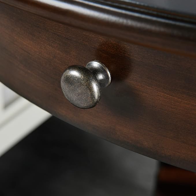 LEEMTORIG Oval Round End Table - Image 8
