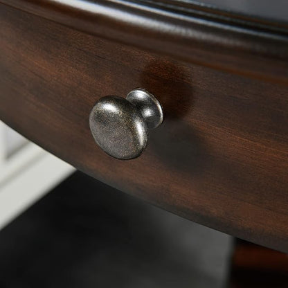 LEEMTORIG Oval Round End Table - Image 8