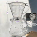 Coffee Dripper with Coffee Filters Drip Coffee Maker Pour Over 100 coffee Filters Large 18 oz BPA Free