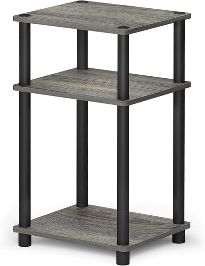 Furinno JUST Side Table, 3-Tier End Table, Open Shelves Night Stand, Bedside - Image 6