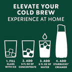 Starbucks Cold Brew Coffee Concentrate, Signature Black, 100% Arabica, Multi-Serve Bottle (32 Fl Oz)