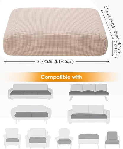 Fuloon Couch Cushion Slipcover, Super Stretch Individual Sofa Covers | 1 Pack - Image 4