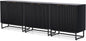 EYYTHUNG Fluted Storage Cabinets Set of 3, Sideboard Buffet Cabinet Modern by EYYTHUNG