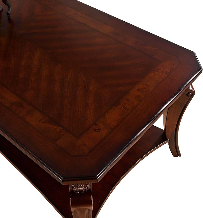 Rectangle Coffee Table for Living Room, Solid Wood Coffee Table - Image 7