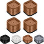 Furniture Risers Adjustable Bed Risers Heavy Duty Lifts Height 2", Square by EnjoyLifeEnjoyHappiness