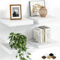 Fun Memories Floating Shelves for Wall, 9.3 Inch Set of 4 Rustic Wood Wall by FunMemories