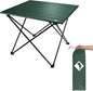 VILLEY Portable Camping Side Table, Ultralight Aluminum Folding Beach Table by VILLEY