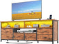 Furologee 63 Inch Entertainment Center, TV Stand by Furologee