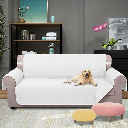 U-NICE HOME 4 Seater Sofa Cover 91''Large Couch Cover, Pet Friendly, Elastic - Image 2