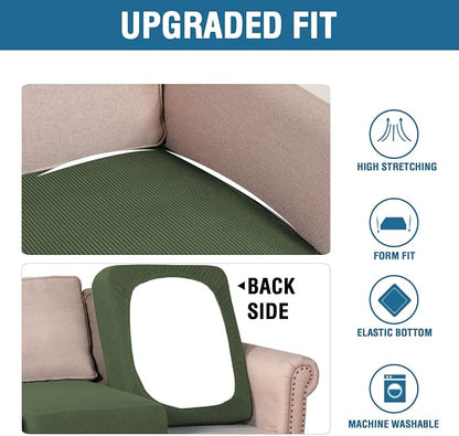 H.VERSAILTEX Super Stretch Individual Seat Cushion Covers - Image 6